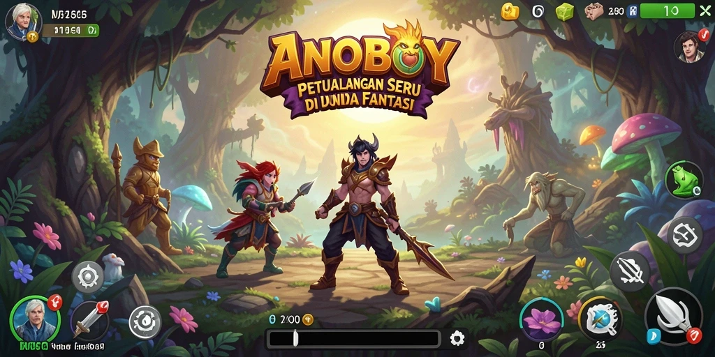 Gameplay ANOBOY yang menawan dan penuh petualangan.