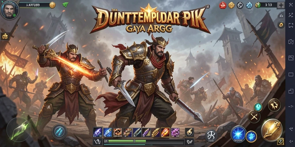 Gameplay AYU89 yang mendebarkan dengan aksi RPG yang intens.