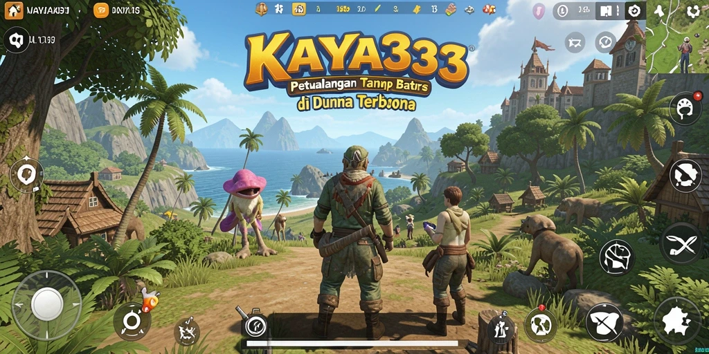 Screenshot KAYA33 menampilkan petualangan seru dalam dunia terbuka.
