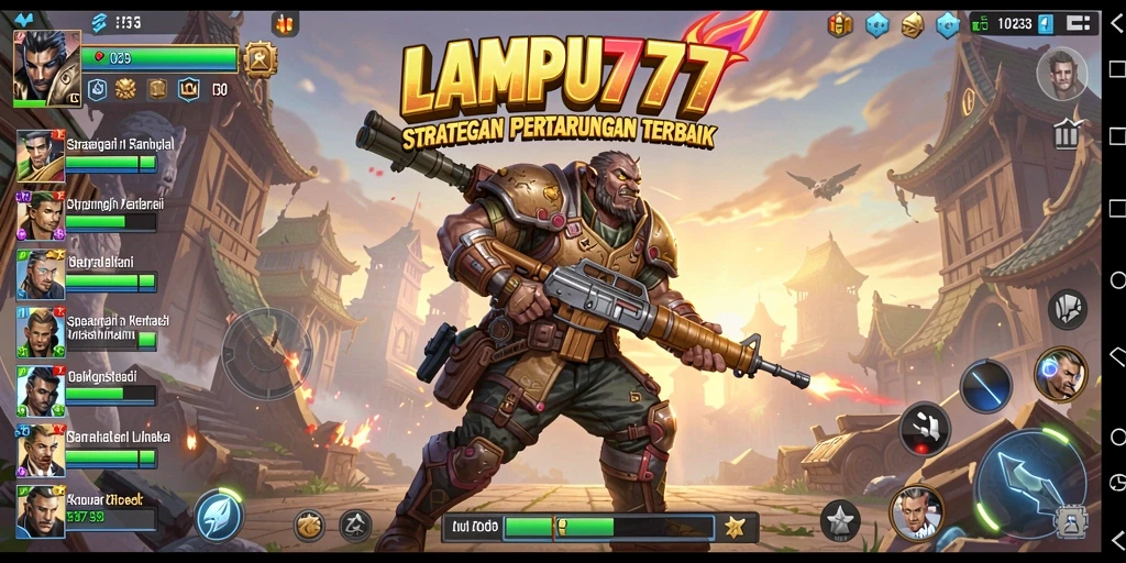 Tampilan gameplay memukau di LAMPU777 dengan strategi yang intense.
