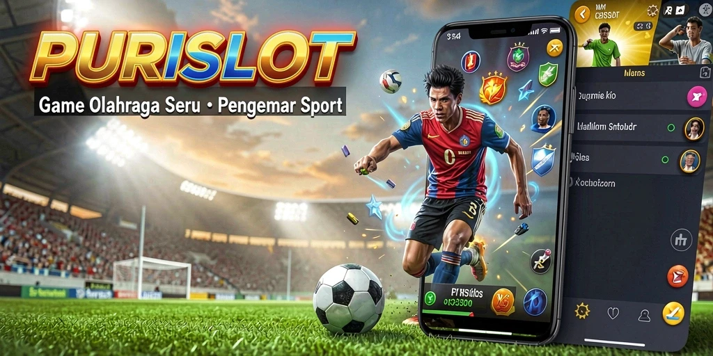 Tampilan gameplay seru di PURISLOT yang menampilkan aksi olahraga.