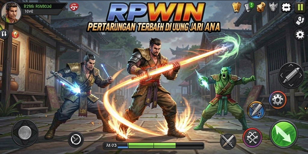 Tampilan gameplay RPWIN yang penuh aksi dan seru.