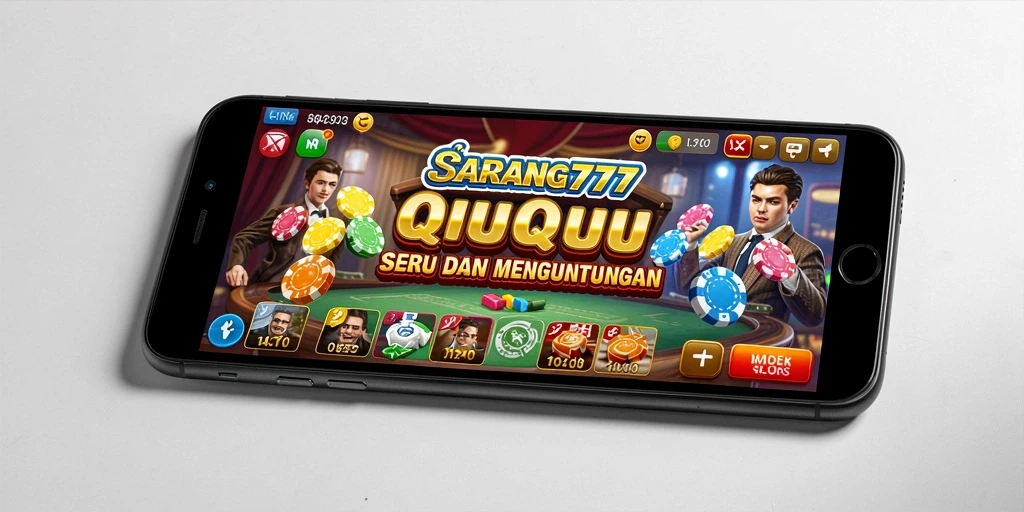 Screenshot gameplay SARANG777 yang menunjukkan aksi seru QiuQiu.